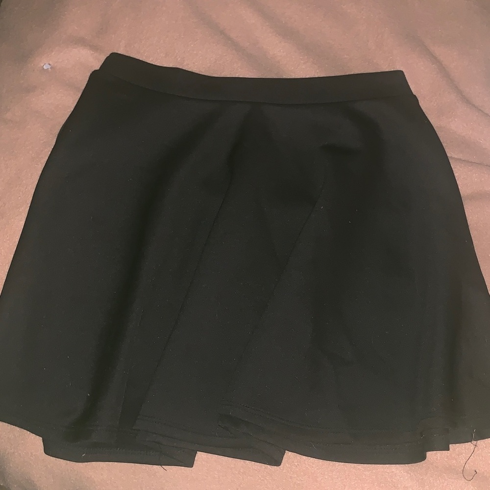Popular Basics Elegant Black Skater Skirt